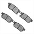 1551-0374-00 by DYNAMIC FRICTION COMPANY - 5000 Advanced Brake Pads - Ceramic