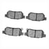 1551-0374-00 by DYNAMIC FRICTION COMPANY - 5000 Advanced Brake Pads - Ceramic