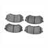 1551-0433-00 by DYNAMIC FRICTION COMPANY - 5000 Advanced Brake Pads - Ceramic