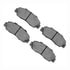 1551-0503-00 by DYNAMIC FRICTION COMPANY - 5000 Advanced Brake Pads - Ceramic