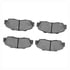1551-0503-00 by DYNAMIC FRICTION COMPANY - 5000 Advanced Brake Pads - Ceramic