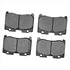 1551-0629-00 by DYNAMIC FRICTION COMPANY - 5000 Advanced Brake Pads - Ceramic