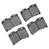 1551-0629-00 by DYNAMIC FRICTION COMPANY - 5000 Advanced Brake Pads - Ceramic