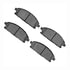 1551-0691-00 by DYNAMIC FRICTION COMPANY - 5000 Advanced Brake Pads - Ceramic