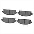 1551-0691-00 by DYNAMIC FRICTION COMPANY - 5000 Advanced Brake Pads - Ceramic