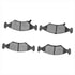 1551-0766-00 by DYNAMIC FRICTION COMPANY - 5000 Advanced Brake Pads - Ceramic