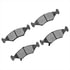 1551-0766-00 by DYNAMIC FRICTION COMPANY - 5000 Advanced Brake Pads - Ceramic