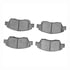 1551-0948-00 by DYNAMIC FRICTION COMPANY - 5000 Advanced Brake Pads - Ceramic