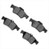 1551-0986-00 by DYNAMIC FRICTION COMPANY - 5000 Advanced Brake Pads - Ceramic