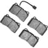 1551-1016-00 by DYNAMIC FRICTION COMPANY - 5000 Advanced Brake Pads - Low Metallic