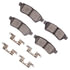 1551-1100-01 by DYNAMIC FRICTION COMPANY - 5000 Advanced Pads - Ceramic and Hardware Kit