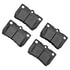 1551-1113-00 by DYNAMIC FRICTION COMPANY - 5000 Advanced Brake Pads - Ceramic