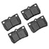 1551-1113-00 by DYNAMIC FRICTION COMPANY - 5000 Advanced Brake Pads - Ceramic