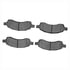 1551-1169-10 by DYNAMIC FRICTION COMPANY - 5000 Advanced Brake Pads - Ceramic