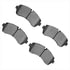 1551-1268-00 by DYNAMIC FRICTION COMPANY - 5000 Advanced Brake Pads - Semi Metallic