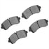 1551-1268-00 by DYNAMIC FRICTION COMPANY - 5000 Advanced Brake Pads - Semi Metallic