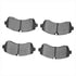 1551-1268-00 by DYNAMIC FRICTION COMPANY - 5000 Advanced Brake Pads - Semi Metallic