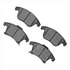 1551-1653-00 by DYNAMIC FRICTION COMPANY - 5000 Advanced Brake Pads - Ceramic