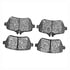 1551-1689-00 by DYNAMIC FRICTION COMPANY - 5000 Advanced Brake Pads - Low Metallic