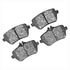 1551-1689-00 by DYNAMIC FRICTION COMPANY - 5000 Advanced Brake Pads - Low Metallic