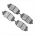 1551-1734-00 by DYNAMIC FRICTION COMPANY - 5000 Advanced Brake Pads - Ceramic