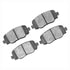 1551-1734-00 by DYNAMIC FRICTION COMPANY - 5000 Advanced Brake Pads - Ceramic