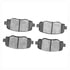 1551-1734-00 by DYNAMIC FRICTION COMPANY - 5000 Advanced Brake Pads - Ceramic