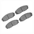 1551-1814-00 by DYNAMIC FRICTION COMPANY - 5000 Advanced Brake Pads - Ceramic