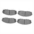 1551-1814-00 by DYNAMIC FRICTION COMPANY - 5000 Advanced Brake Pads - Ceramic