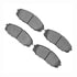 1551-1814-00 by DYNAMIC FRICTION COMPANY - 5000 Advanced Brake Pads - Ceramic