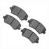 1551-1828-00 by DYNAMIC FRICTION COMPANY - 5000 Advanced Brake Pads - Ceramic