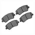 1551-1828-00 by DYNAMIC FRICTION COMPANY - 5000 Advanced Brake Pads - Ceramic