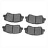 1551-1828-00 by DYNAMIC FRICTION COMPANY - 5000 Advanced Brake Pads - Ceramic