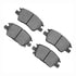 1551-1844-00 by DYNAMIC FRICTION COMPANY - 5000 Advanced Brake Pads - Ceramic