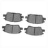 1551-1844-00 by DYNAMIC FRICTION COMPANY - 5000 Advanced Brake Pads - Ceramic