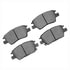 1551-1844-00 by DYNAMIC FRICTION COMPANY - 5000 Advanced Brake Pads - Ceramic