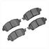 1551-1852-00 by DYNAMIC FRICTION COMPANY - 5000 Advanced Brake Pads - Ceramic