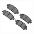 1551-1852-00 by DYNAMIC FRICTION COMPANY - 5000 Advanced Brake Pads - Ceramic