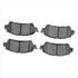 1551-1852-00 by DYNAMIC FRICTION COMPANY - 5000 Advanced Brake Pads - Ceramic