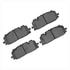 1551-1894-00 by DYNAMIC FRICTION COMPANY - 5000 Advanced Brake Pads - Ceramic