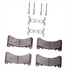 1551-1910-01 by DYNAMIC FRICTION COMPANY - 5000 Advanced Pads - Ceramic and Hardware Kit