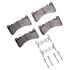 1551-1910-01 by DYNAMIC FRICTION COMPANY - 5000 Advanced Pads - Ceramic and Hardware Kit