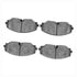 1551-2074-00 by DYNAMIC FRICTION COMPANY - 5000 Advanced Brake Pads - Ceramic