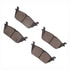 1551-2169-00 by DYNAMIC FRICTION COMPANY - 5000 Advanced Brake Pads - Ceramic