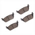 1551-2169-00 by DYNAMIC FRICTION COMPANY - 5000 Advanced Brake Pads - Ceramic