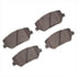 1551-2198-00 by DYNAMIC FRICTION COMPANY - 5000 Advanced Brake Pads - Ceramic