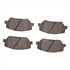 1551-2198-00 by DYNAMIC FRICTION COMPANY - 5000 Advanced Brake Pads - Ceramic