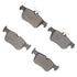 1551-2384-00 by DYNAMIC FRICTION COMPANY - 5000 Advanced Brake Pads - Low Metallic