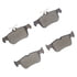 1551-2384-00 by DYNAMIC FRICTION COMPANY - 5000 Advanced Brake Pads - Low Metallic