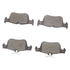 1551-2384-00 by DYNAMIC FRICTION COMPANY - 5000 Advanced Brake Pads - Low Metallic